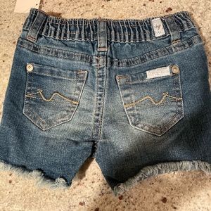 7 For All Mankind 24 month shorts. NWT